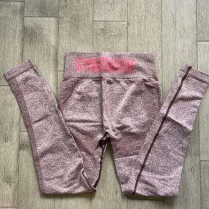 - Purple/Pink Seamless Gymshark Leggings